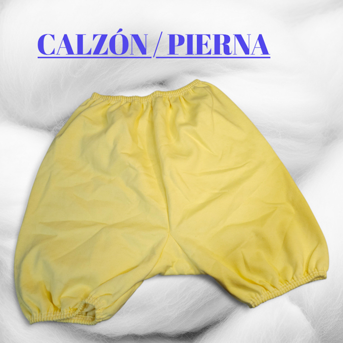 CALZON CON PIERNA C/AMARILLO X UNID 