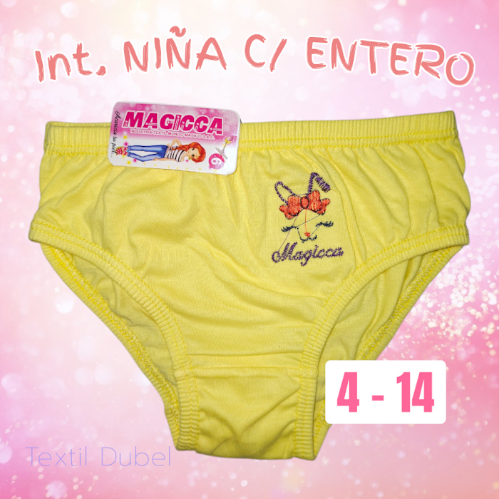 INT. NIÑA MAGICA RECUBIERTO C/ ENTERO AMARILLO