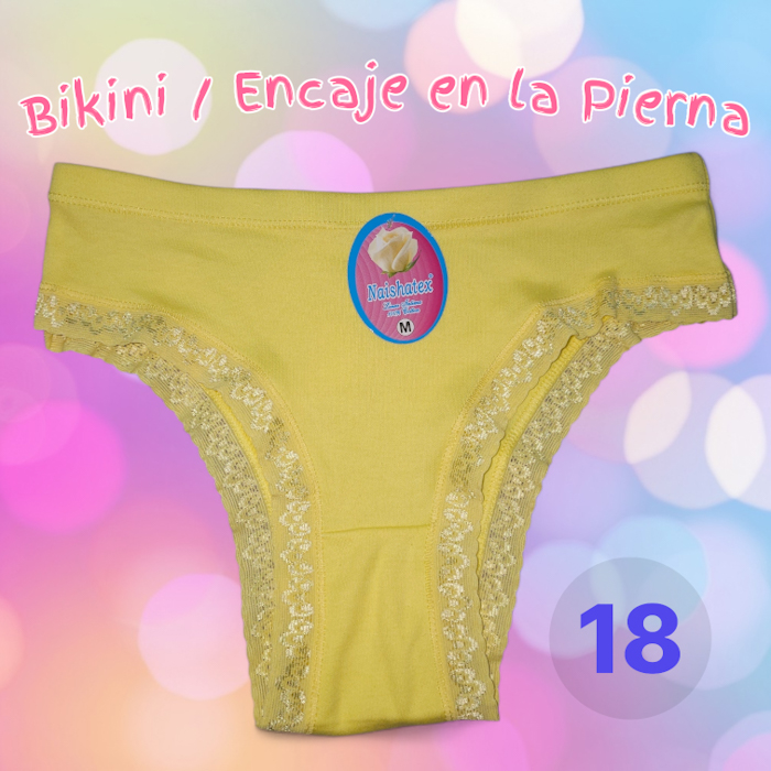 BIKINI STANDART C/ ENTERO AMARILLO