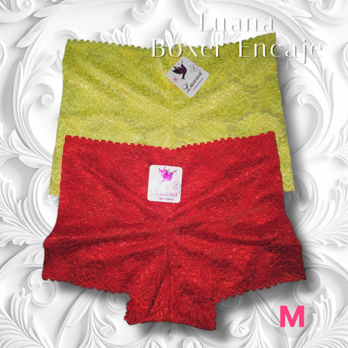 BOXER LUANA ENCAJE DE DAMA MEDIUM