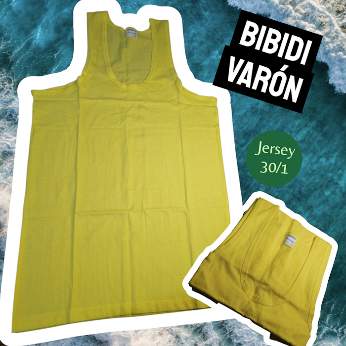BIVIDI CABALLERO AMARILLO EN ALGODON JERSEY 30/1